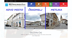 Desktop Screenshot of iris-novomesto.si